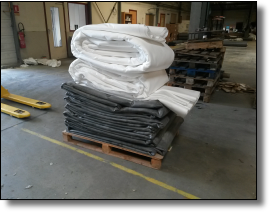 AS2D, Bâche EPDM et Géotexile anti-poinçonnant.